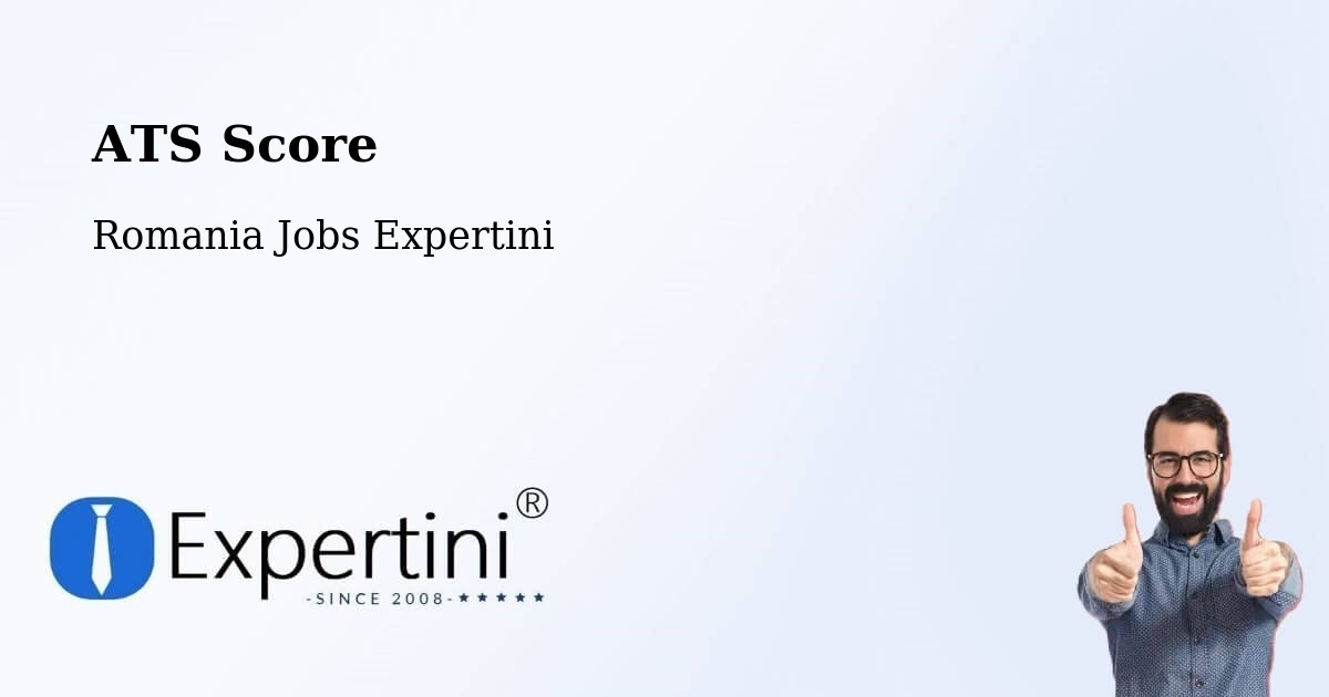 Resume ATS Score & Job Description Match Tool – Câmpuri - Romania Jobs Expertini