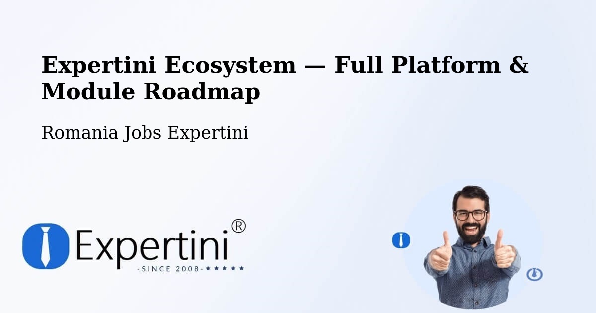 Expertini Ecosystem — Full Platform & Module Roadmap – Câmpuri